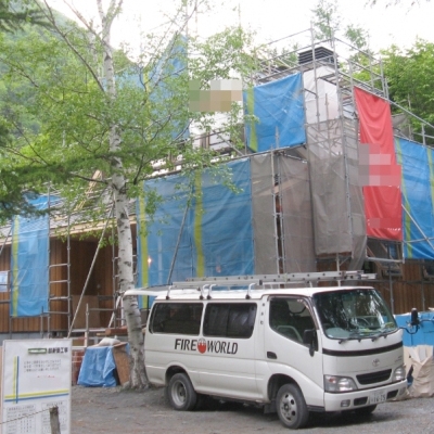薪ストーブ工事　静岡市葵区 No3