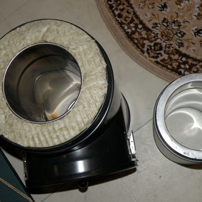 薪ストーブと煙突