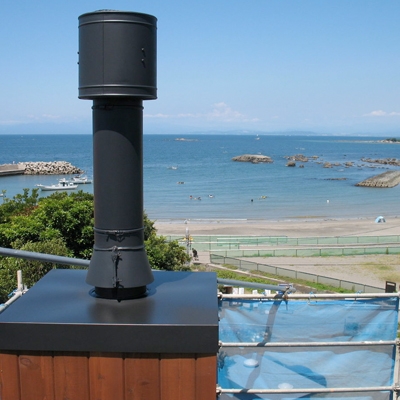 薪ストーブ設置工事　神奈川県
