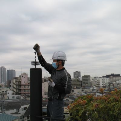 薪ストーブ設置工事　東京都　モザイク・・・