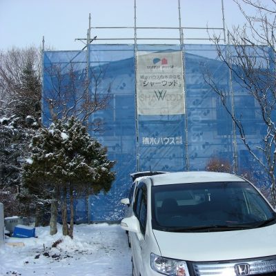 薪ストーブ 工事打ち合わせ in 軽井沢町