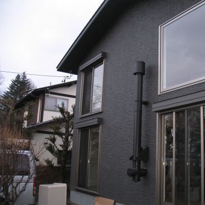 薪ストーブ設置工事　長野県　短い？・・・