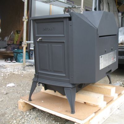 薪ストーブ設置工事　千葉県　分解～合体　その１