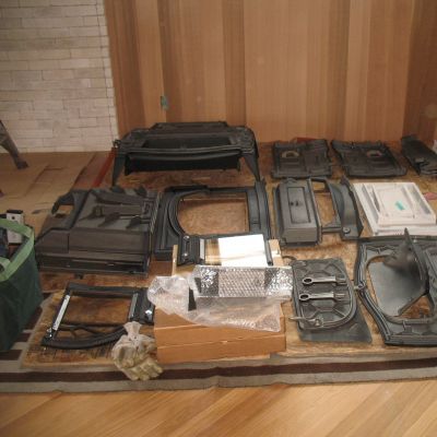薪ストーブ設置工事　千葉県　分解～合体　その２