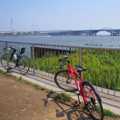薪ストーブ屋の休日　都内で海水浴・・・
