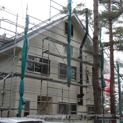 薪ストーブ屋の･･･設置工事 in 白馬村