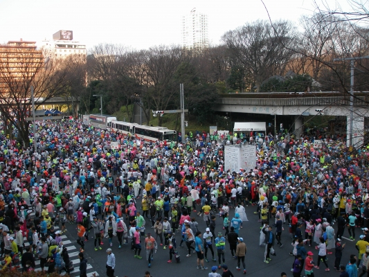 走りました・・・　東京マラソン２０１６