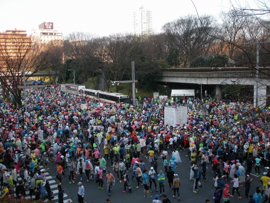 走りました・・・　東京マラソン２０１６