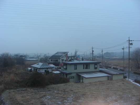 朝は雪・・・