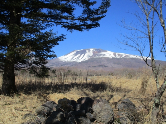 浅間山・・・