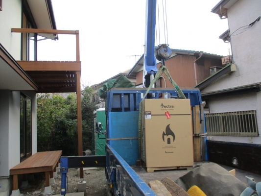 クレーン車で・・・　その２