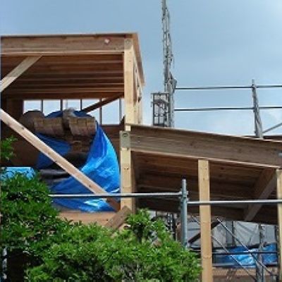 薪ストーブ屋下見打ち合わせ IN 杉並区
