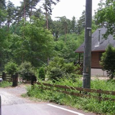 薪ストーブ屋下見打ち合わせ　IN 安曇野