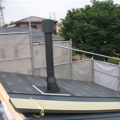 薪ストーブ設置工事　埼玉県　お待たせしてます・・・