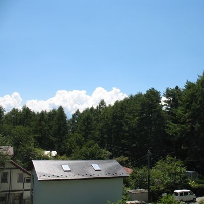薪ストーブ設置工事　山梨県　自衛隊遭遇