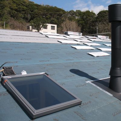 薪ストーブ設置工事　千葉県　眺めは・・・　