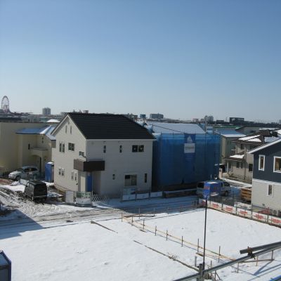 薪ストーブ設置工事　千葉県　雪の翌日・・・