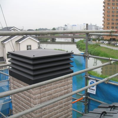 薪ストーブ設置工事　埼玉県　リバーサイド・・・