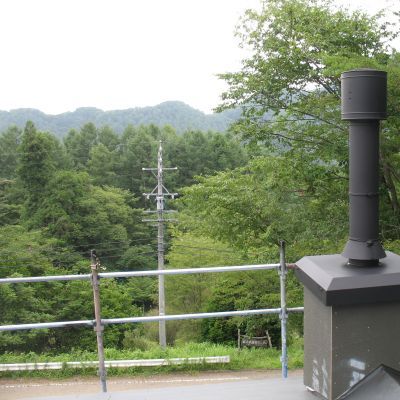 薪ストーブ設置工事　長野県　別荘地では・・・