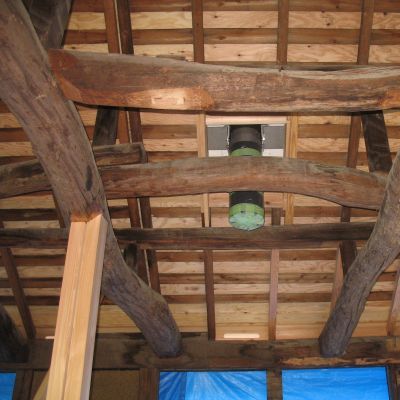 薪ストーブ設置工事　群馬県　まだまだ・・・