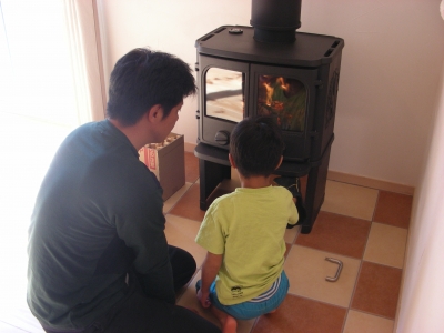 子供が空気調整