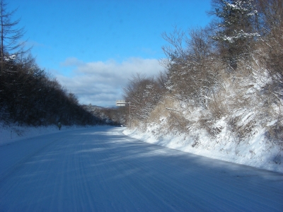 雪道　