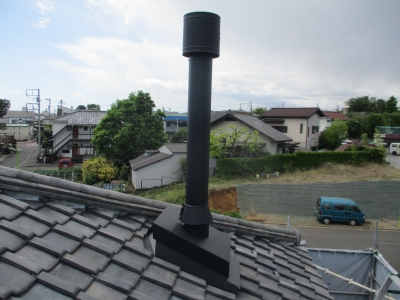 勾配用チムニーカバー