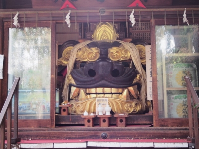波除神社オス獅子