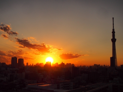 12/31　夕日