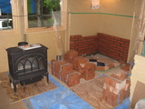薪ストーブ　二軒小屋